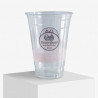 Plastkopp 450 ml med trykk med 'Desserthuset' logo