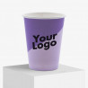 370 ml lilla ekspress pappkrus med din logo